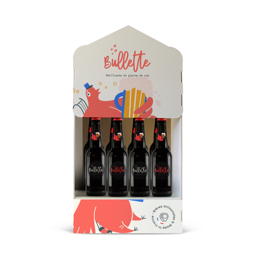 PLV carton – agroalimentaire box palette