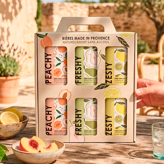 Coffret sur mesure pour 6 canettes de bière sans alcool