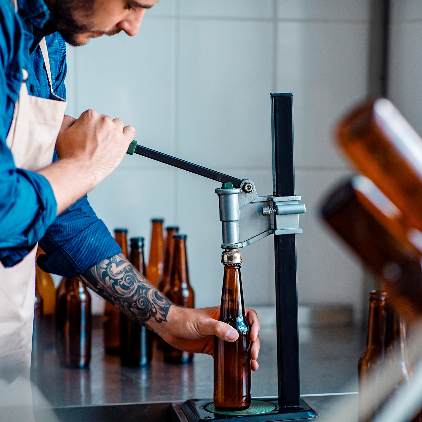 Brasserie artisanale proposant ses bouteilles et canettes dans un calendrier de l'avent sur mesure