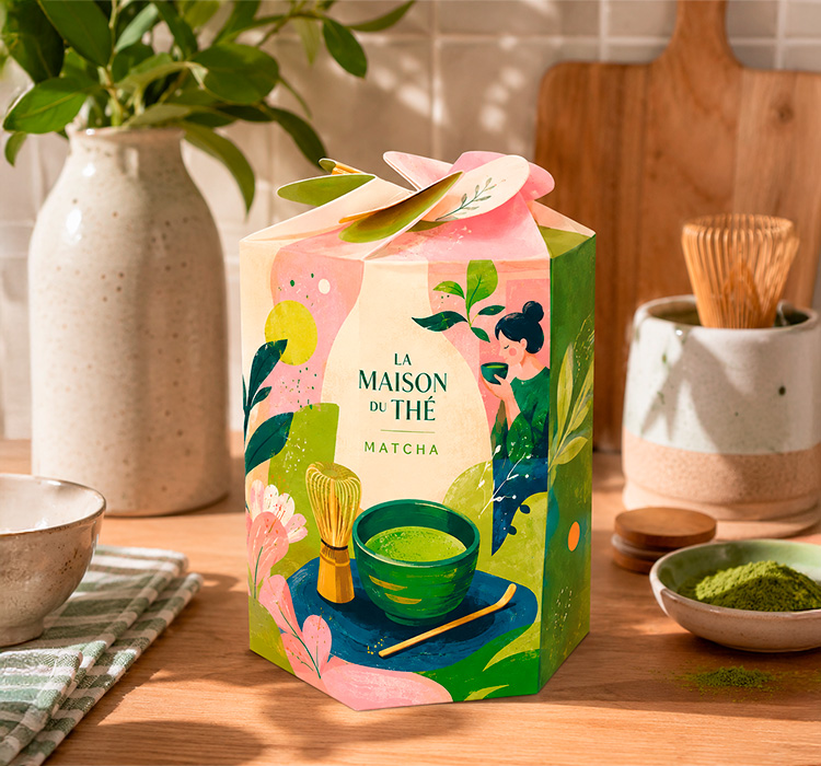Coffret personnalisé original pour thé et matcha