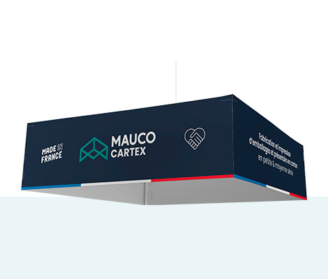 Corner suspendu carton personnalisé fête des pères — PLV suspendue pour magasin et grande surface